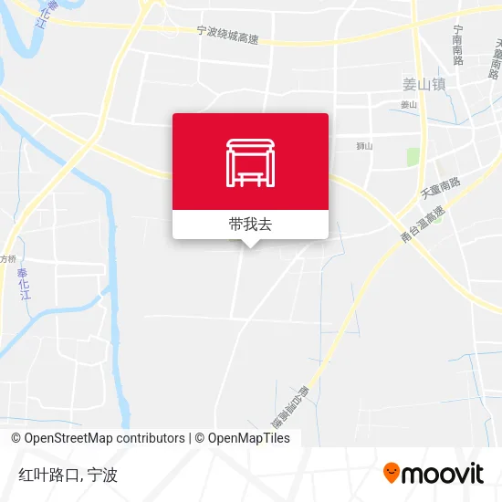 红叶路口地图