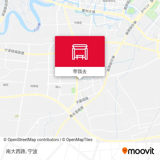 南大西路地图