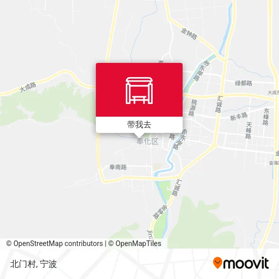 北门村地图