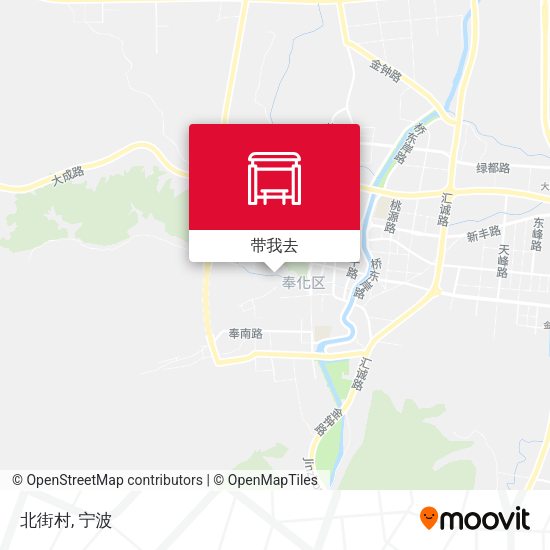 北街村地图