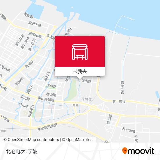 北仑电大地图