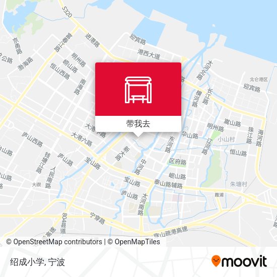绍成小学地图