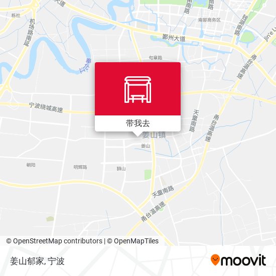 姜山郁家地图