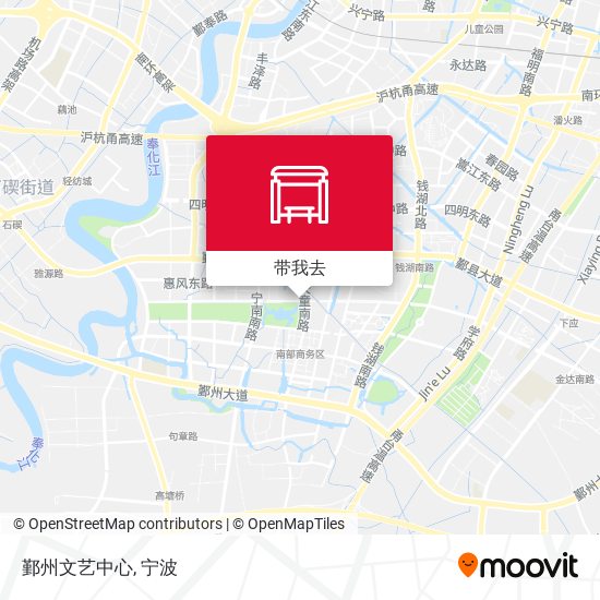 鄞州文艺中心地图
