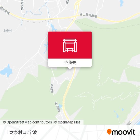 上龙泉村口地图