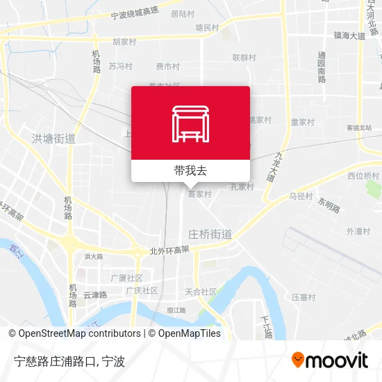 宁慈路庄浦路口地图