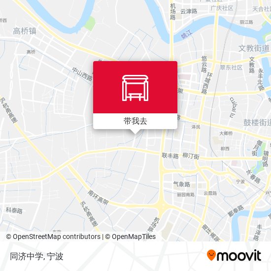 同济中学地图