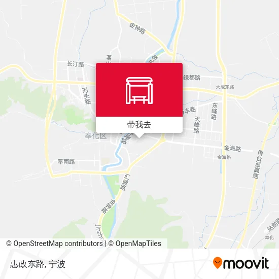 惠政东路地图