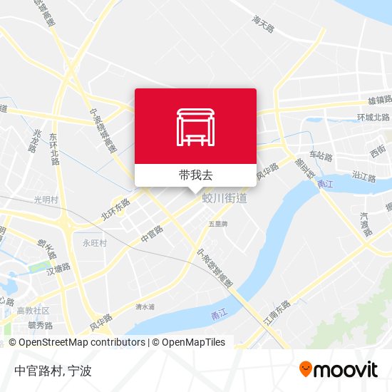 中官路村地图