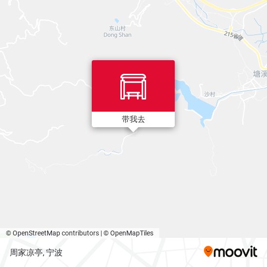 周家凉亭地图