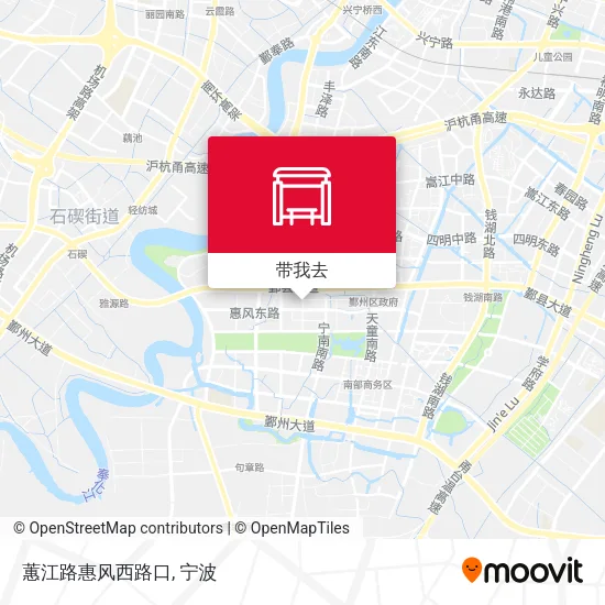 蕙江路惠风西路口地图