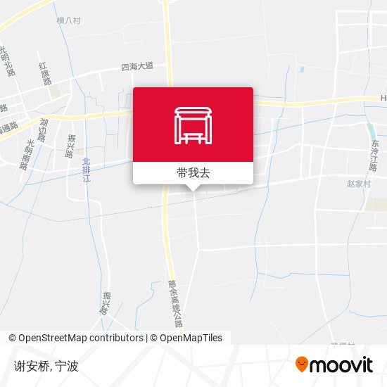 谢安桥地图