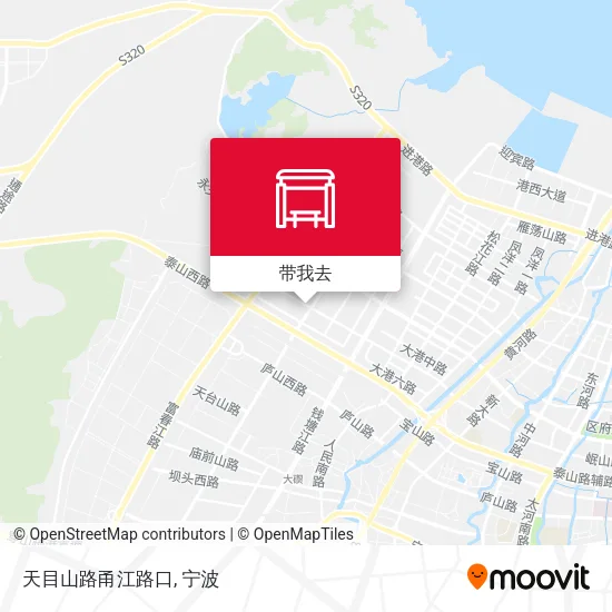 天目山路甬江路口地图