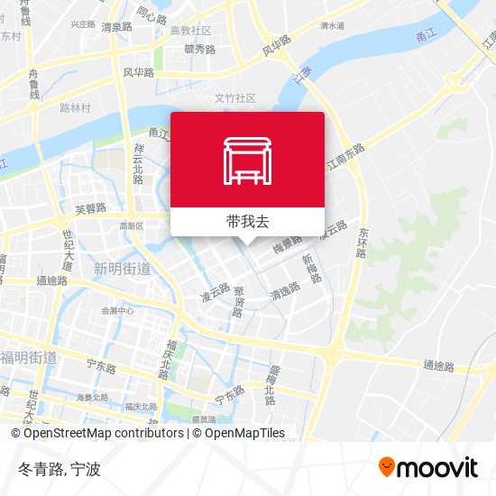 冬青路地图