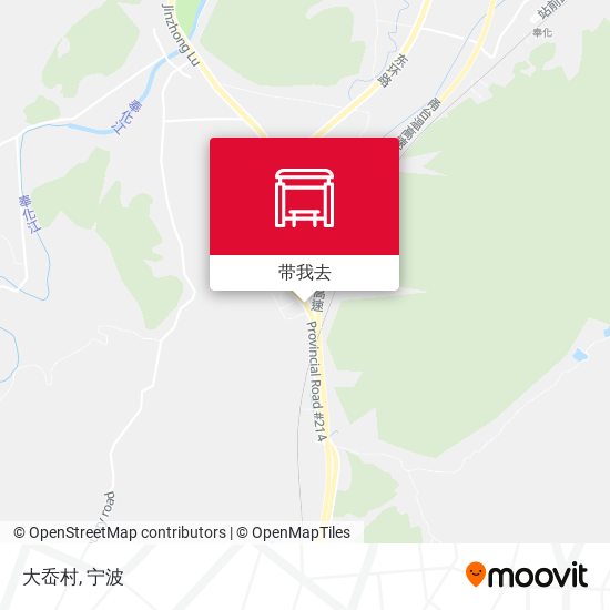 大岙村地图