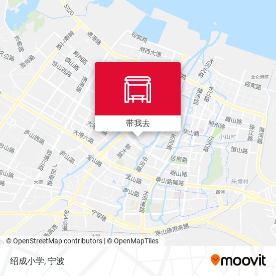 绍成小学地图