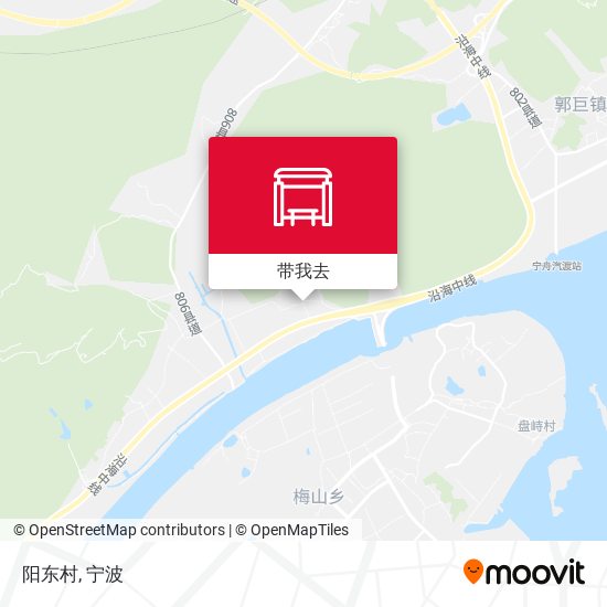 阳东村地图