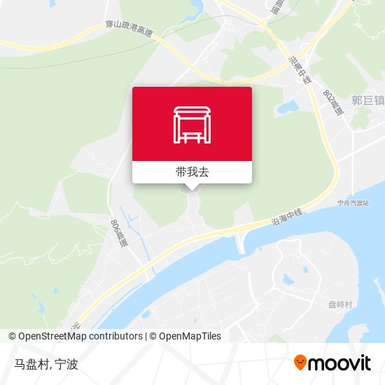 马盘村地图