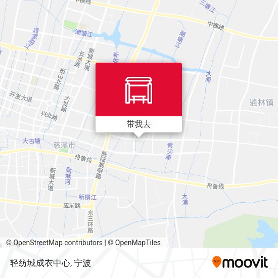 轻纺城成衣中心地图