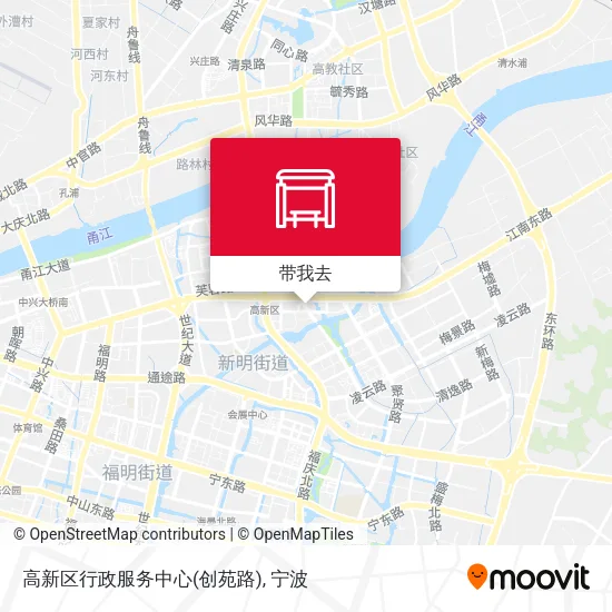 高新区行政服务中心(创苑路)地图