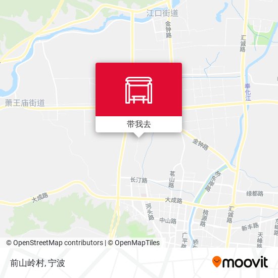 前山岭村地图