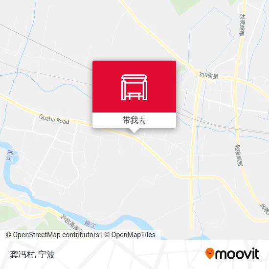 龚冯村地图