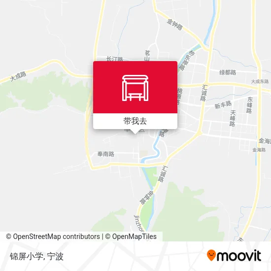 锦屏小学地图