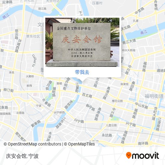 庆安会馆地图
