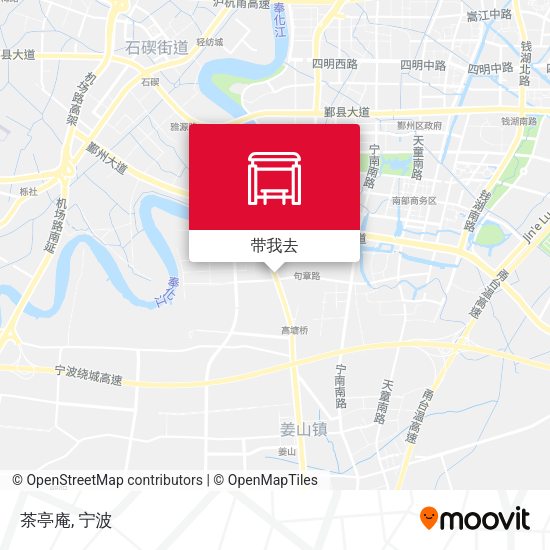 茶亭庵地图