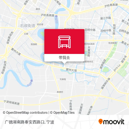 广德湖南路泰安西路口地图