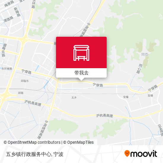 五乡镇行政服务中心地图