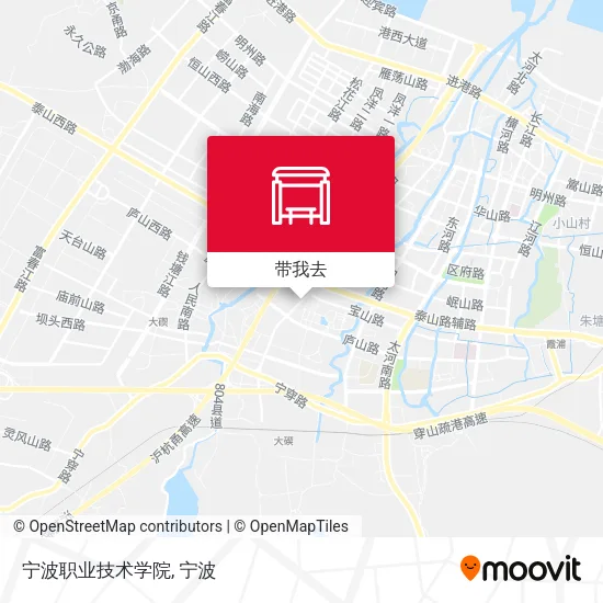 宁波职业技术学院地图