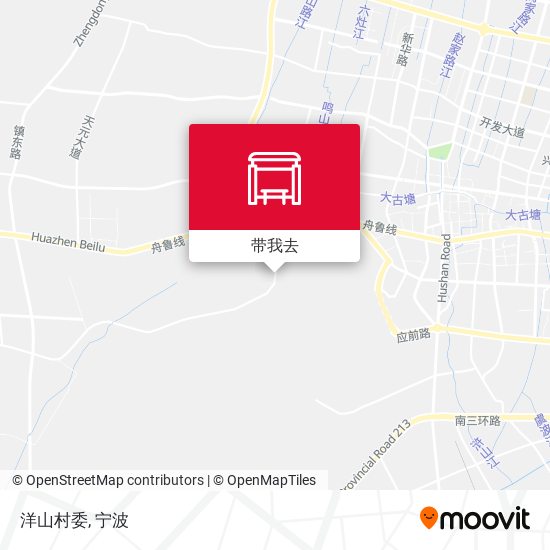 洋山村委地图