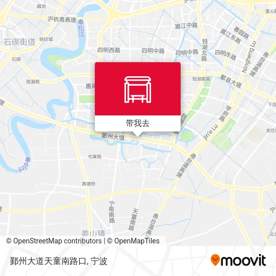 鄞州大道天童南路口地图