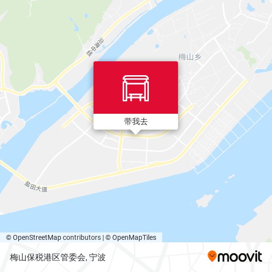 梅山保税港区管委会地图