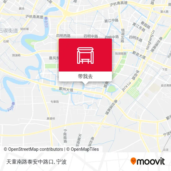 天童南路泰安中路口地图