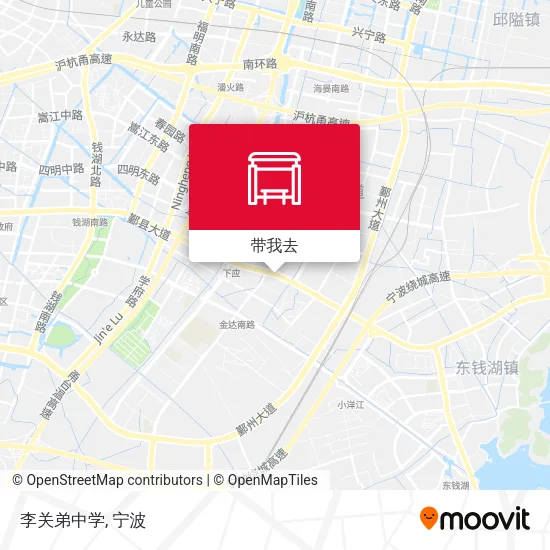 李关弟中学地图