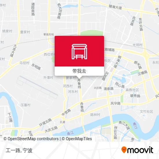 工一路地图