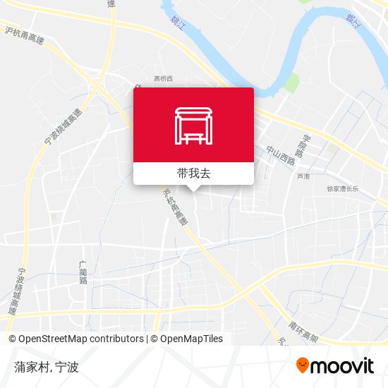 蒲家村地图