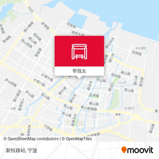 新恒路站地图