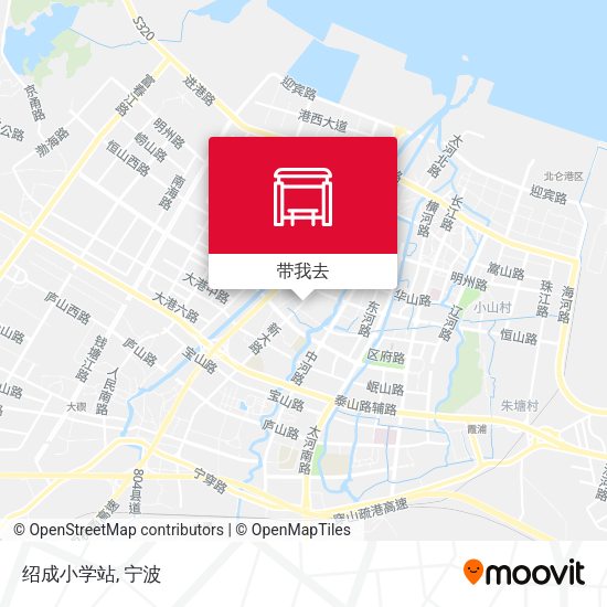 绍成小学站地图