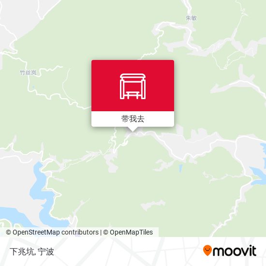 下兆坑地图