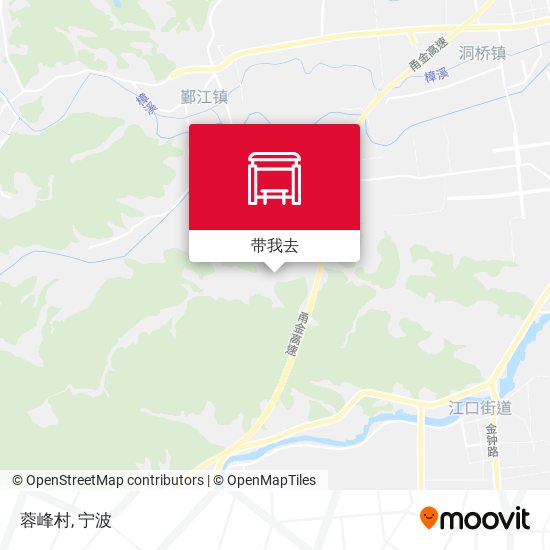 蓉峰村地图