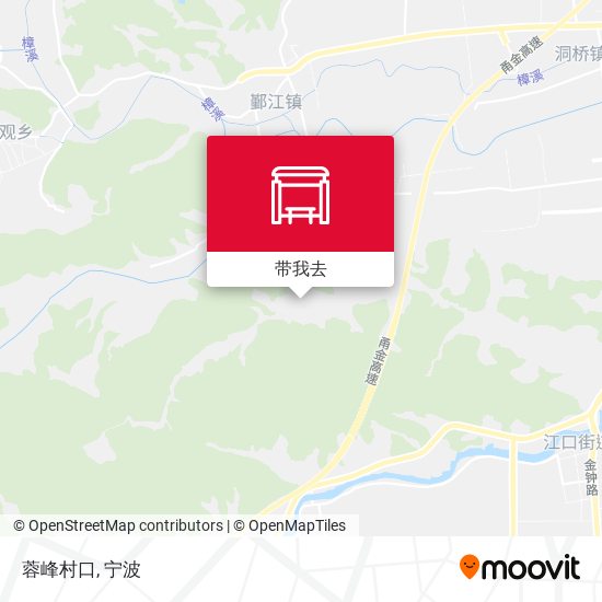 蓉峰村口地图