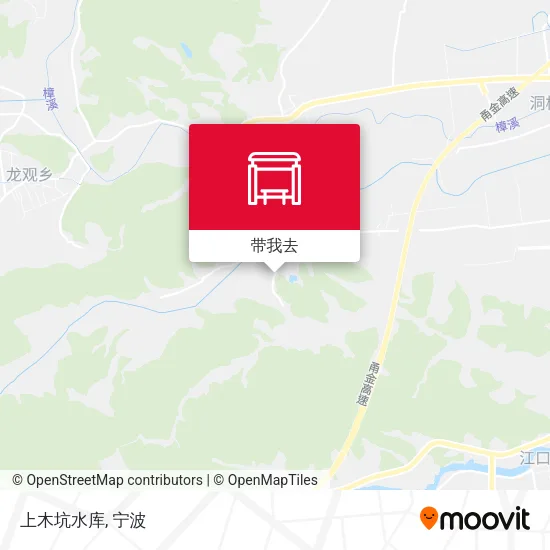 上木坑水库地图