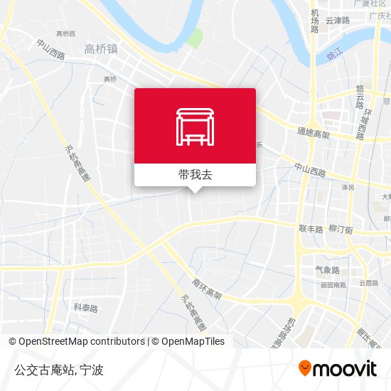 公交古庵站地图