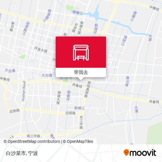 白沙菜市地图