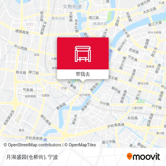 月湖盛园(仓桥街)地图