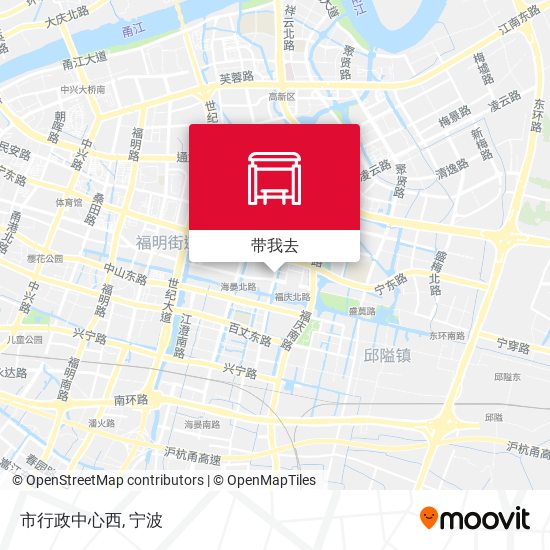 市行政中心西地图