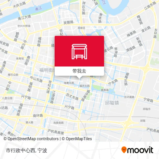 市行政中心西地图